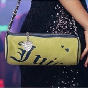 💚🍬 Juicy Couture Large Barrel Bag – Y2K Icon • Statement Shoulder Bag 🍬💚